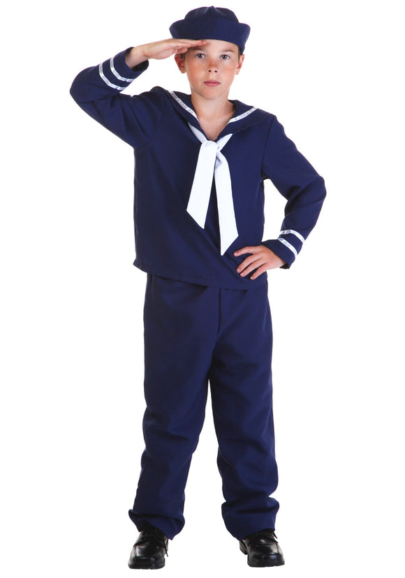 Child Blue Sailor Costume