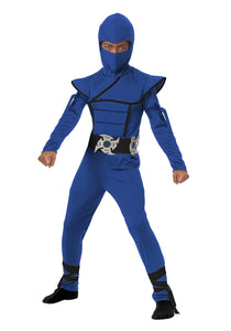 Child Blue Stealth Ninja Costume