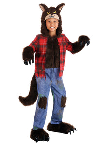 Kids Costume Brown Werewolf