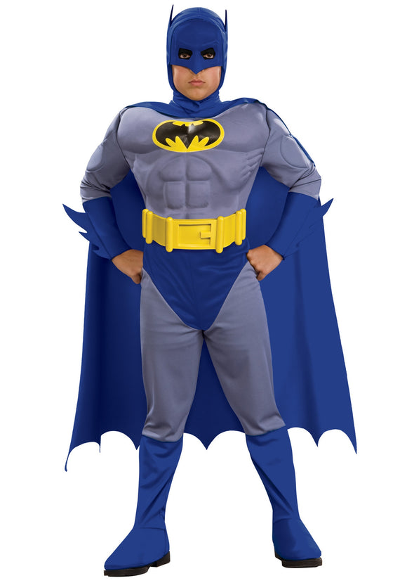 Child Deluxe Muscle Chest Batman Costume