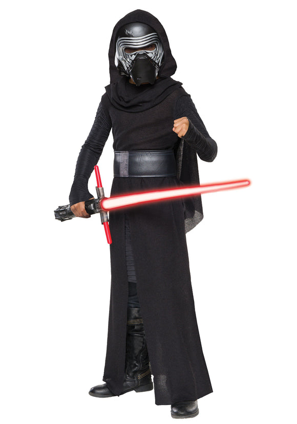 Child Deluxe Star Wars The Force Awakens Kylo Ren Villain Costume