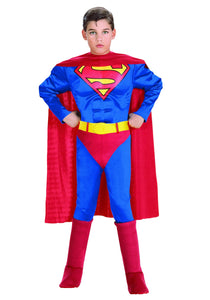 Kids Deluxe Superman Costume - Kids Superman Halloween Costumes