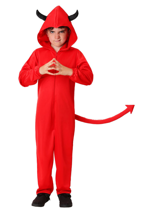 Child Jumpsuit Devil Costume