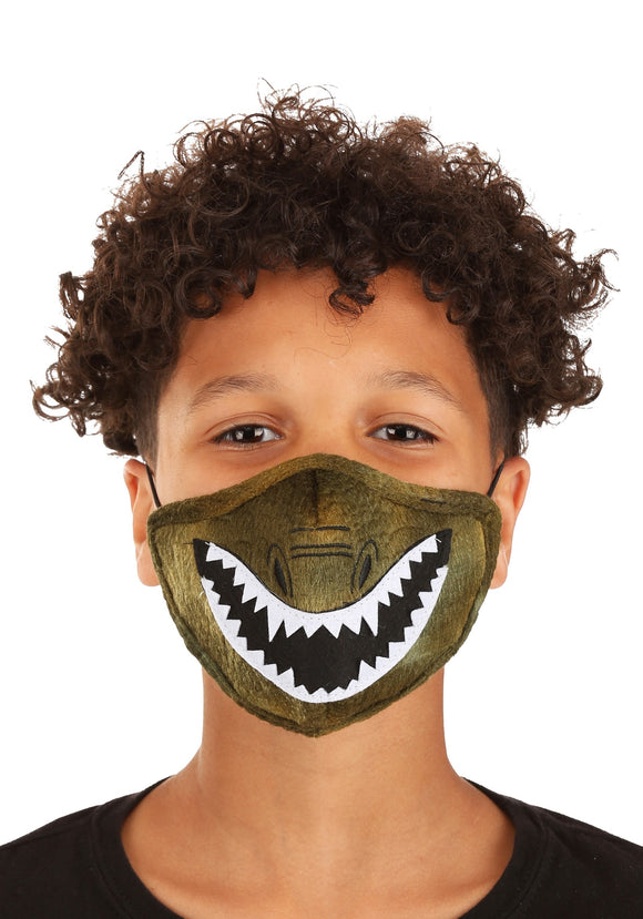 Dinosaur Sublimated Face Mask for Kids