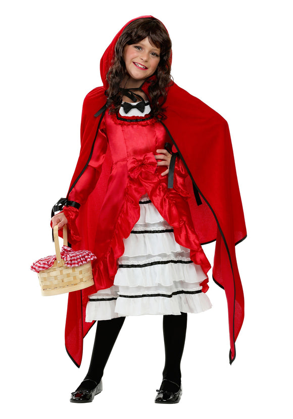 Child Fairytale Red Riding Hood Costume