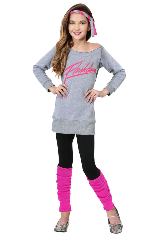 Officially Licensed Child Flashdance Costume