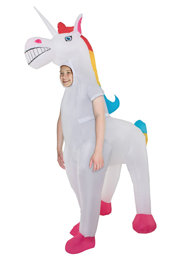 Giant Inflatable Unicorn Costume for a Child