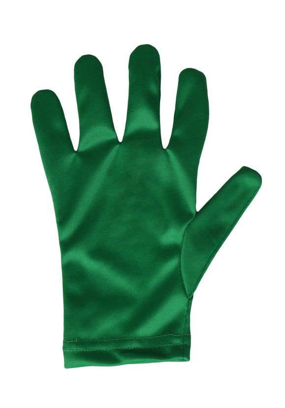 Child Green Gloves