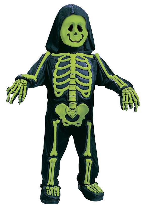 Unisex Green Skeleton Costume