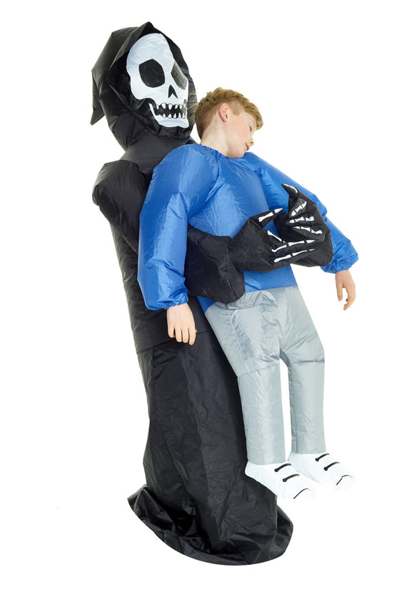 Inflatable Grim Reaper Pick Me Up Child Costume