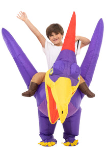 Inflatable Kid's Riding-A-Pteranodon Costume