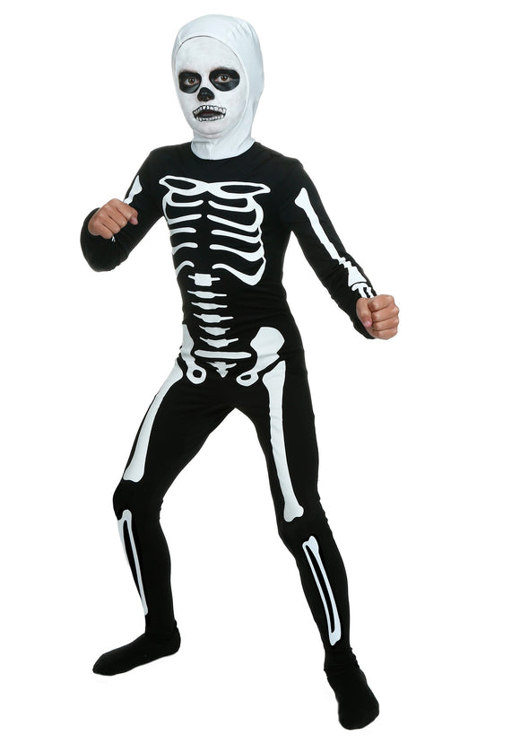 Karate Kid Skeleton Suit Kid's Costume