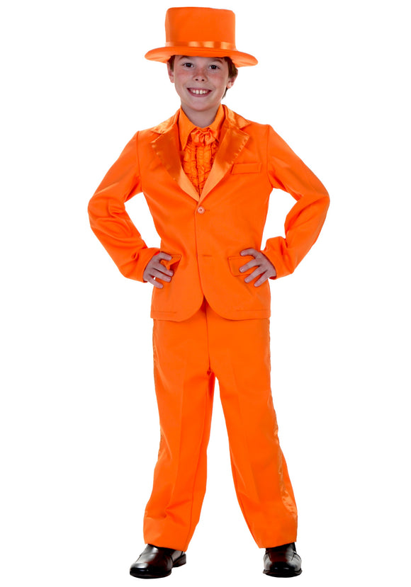 Orange Tuxedo Costume for Kids