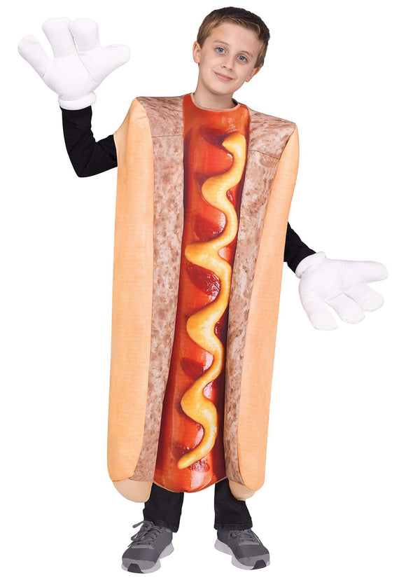 Photoreal Hot Dog Child Costume