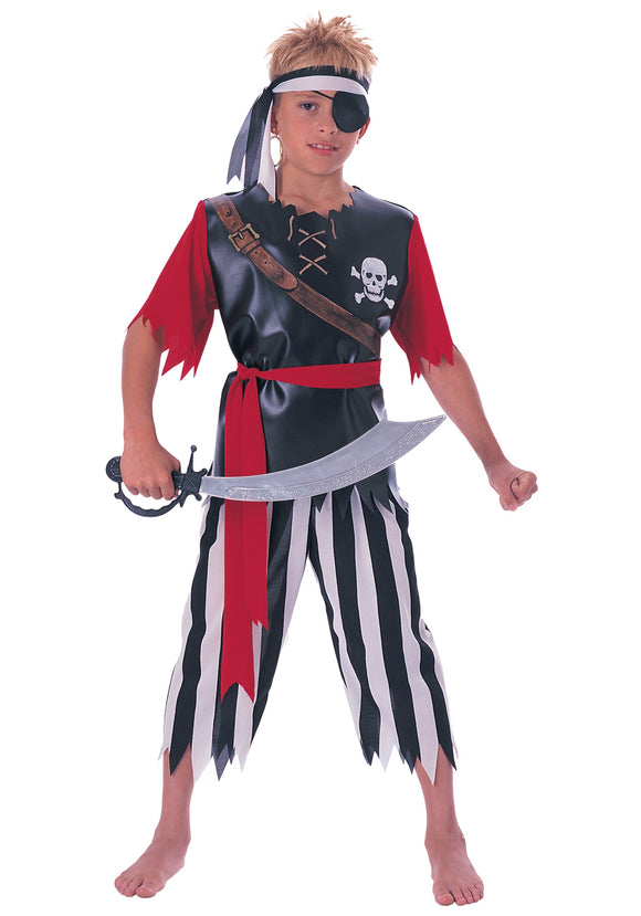 Pirate King Boys Costume