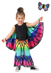 Child Rainbow Butterfly Pants Colorful