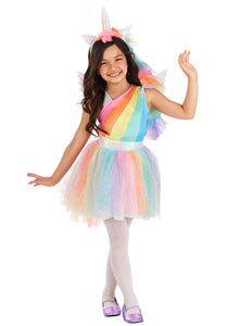 Girl's Rainbow Unicorn Toddler Costume