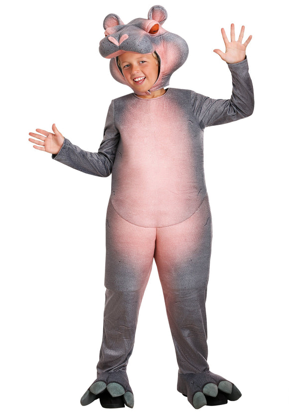 Realistic Hippopotamus Costume for Kids