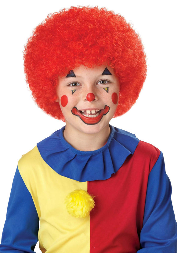 Red Clown Kid's Wig