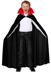 Red Collar Vampire Cloak Costume for a Child