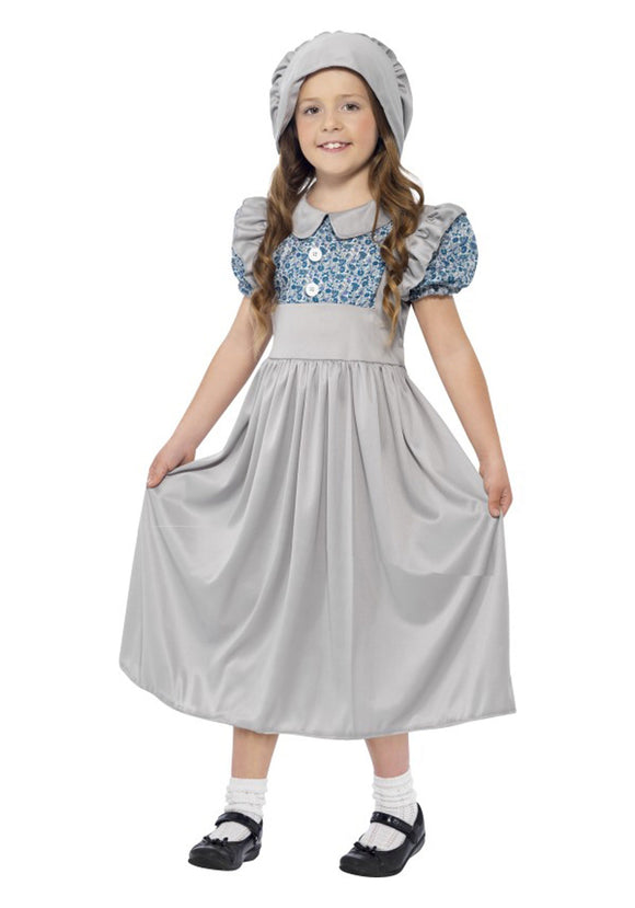 Victorian Era School Girl Child Costume
