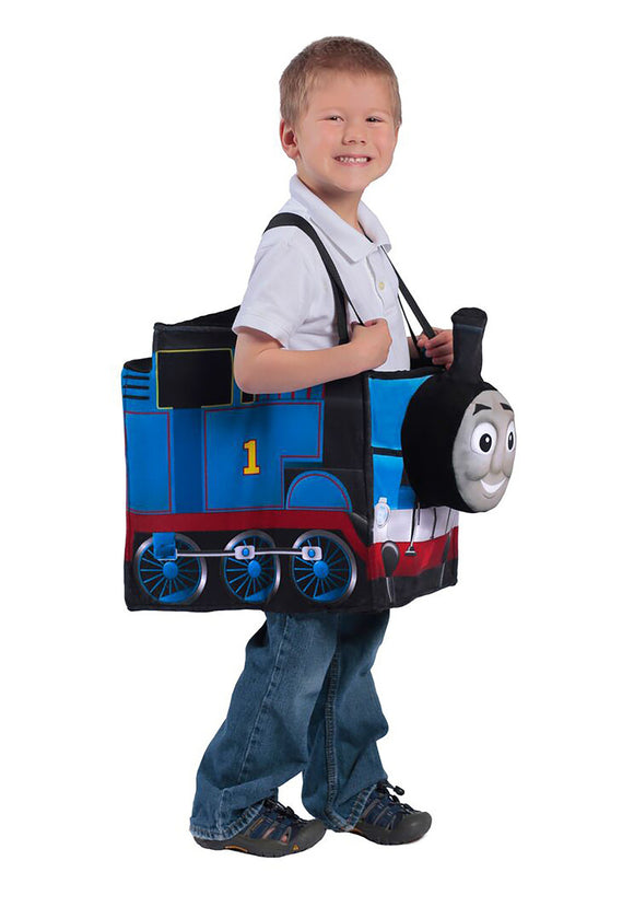 Child Thomas the Train Ride in Costume