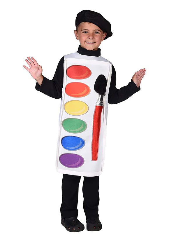 Watercolor Paint Palette Costume for Kids