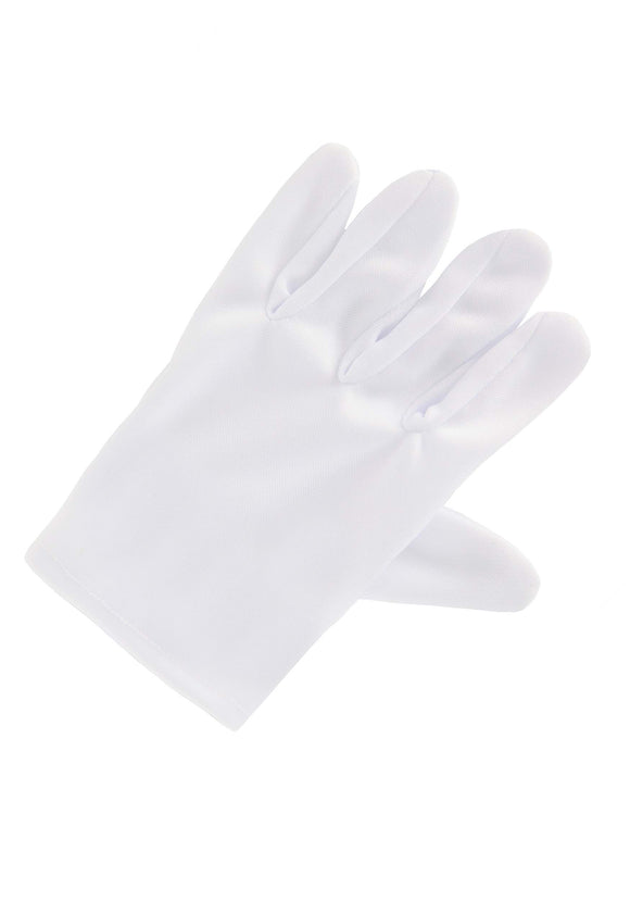 Child White Costume Gloves
