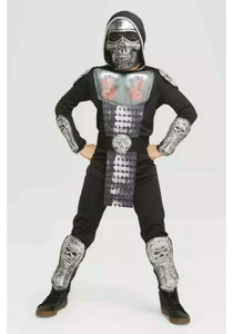 Light Up Iron Skull Ninja Costume for Kids