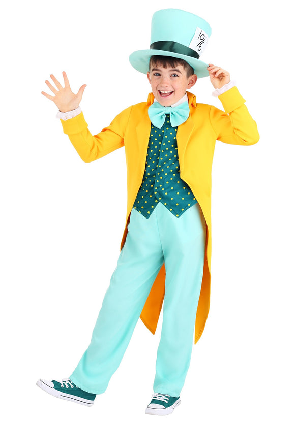 Bright Mad Hatter Child's Costume