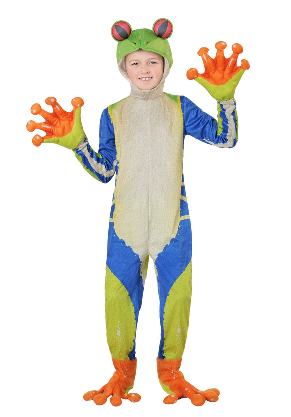 Realistic Tree Frog Costume for a Child