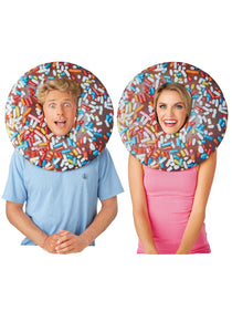 Adult Chocolate Sprinkle Donut Mask