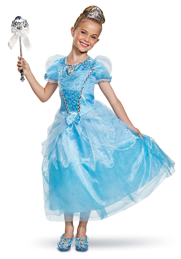 Cinderella Kids Deluxe Costume