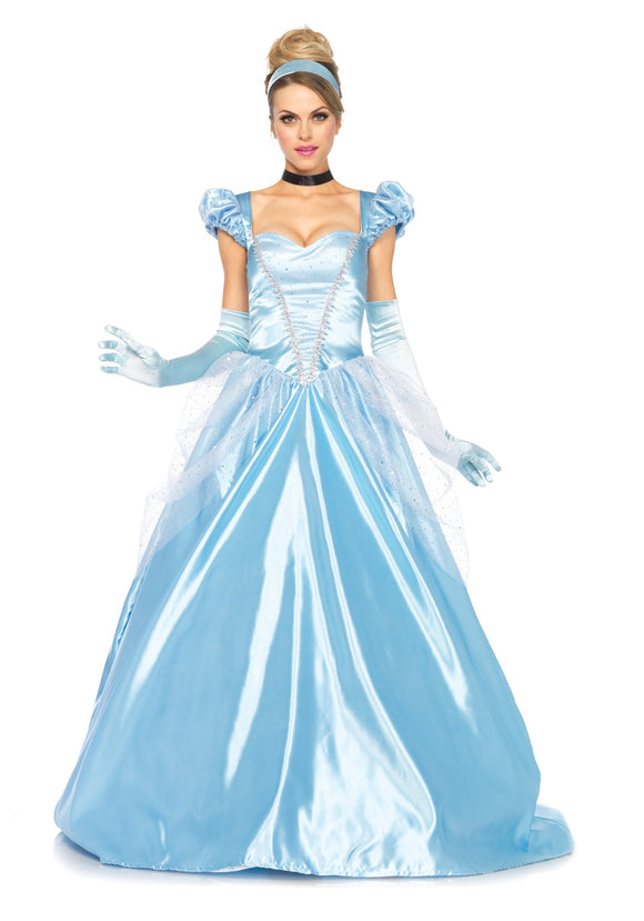 Cinderella Costume: Classic Full Length Gown for Women