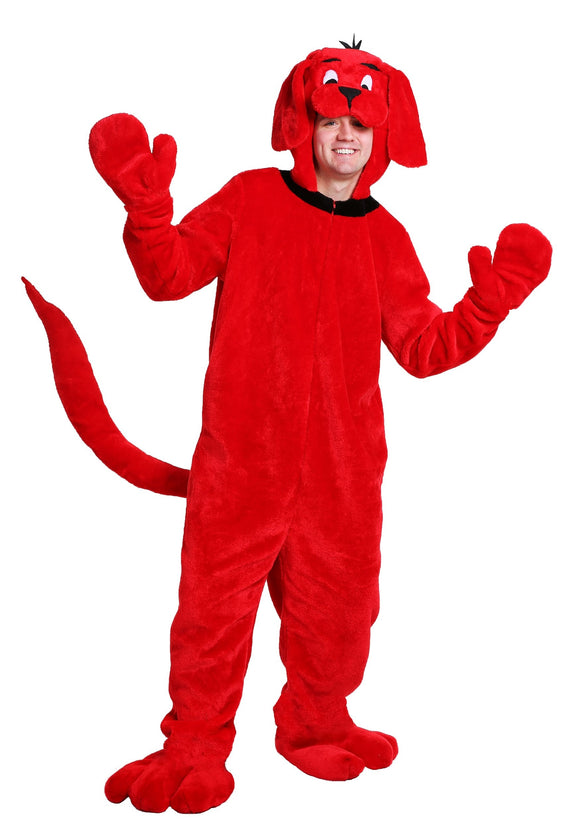 Clifford the Big Red Dog Costume for Adults