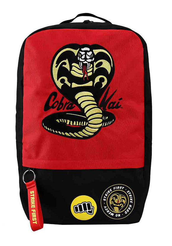 Cobra Kai Embroidered Patch Laptop Backpack