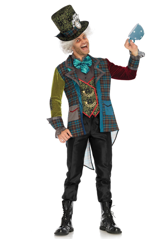 Colorful Mad Hatter Costume for Men