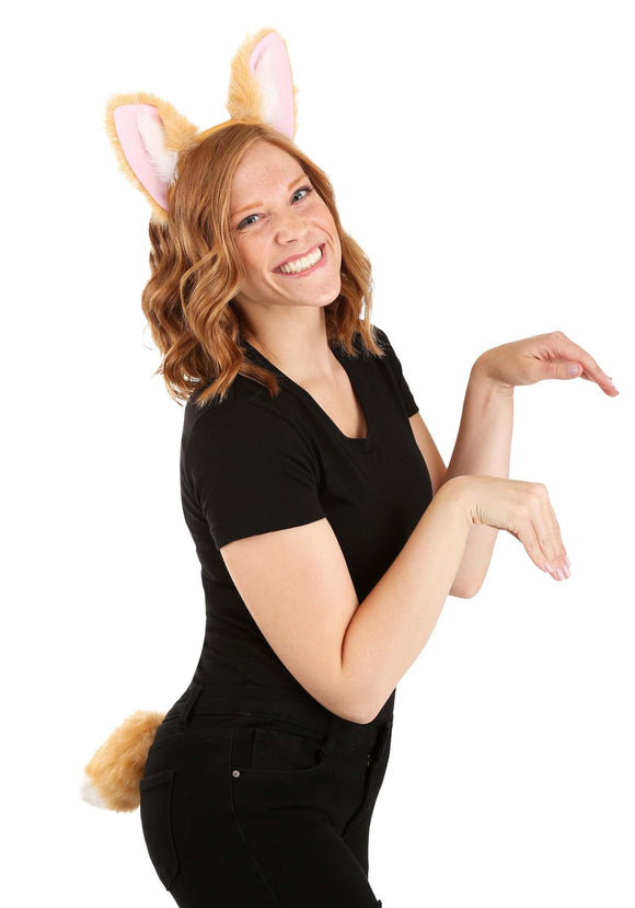 Corgi Ears, Headband & Tail Kit