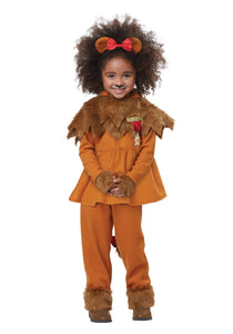 Courageous Lion of Oz Costume for Toddler Girls