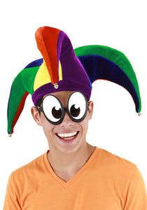 Plush Court Jester Multicolor Hat