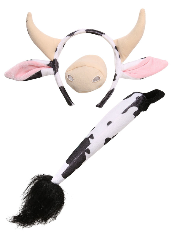 Cow Ears and Tail Set