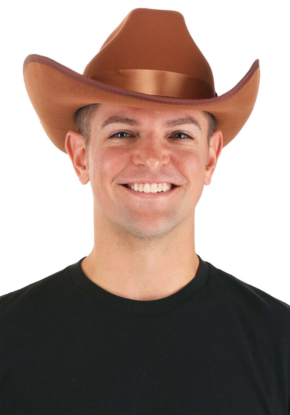 Brown Outlaw Cowboy Hat