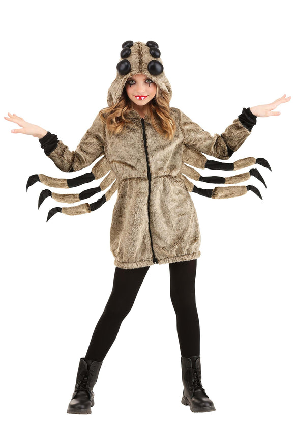 Girl's Cozy Tarantula Costume