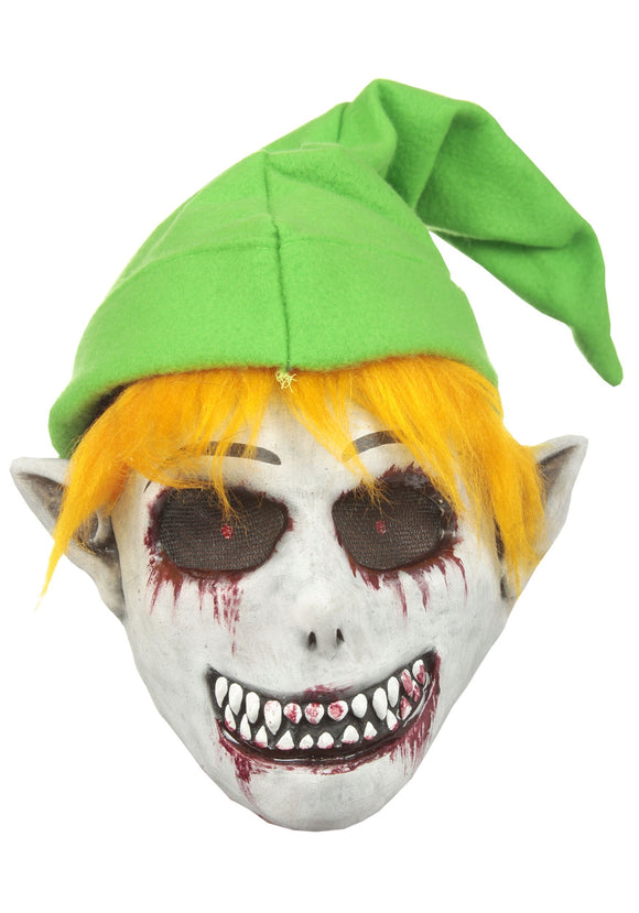 Ghostly Video Game Elf Mask for Adults