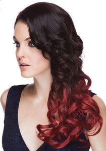 Crimson Sangria 22" Heat Stylable Clip In Hair Extension
