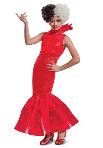 Cruella Red Dress Tween Costume