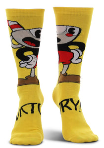 Crew Socks Cuphead Victory!