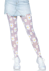 Daisy White Women's Tights