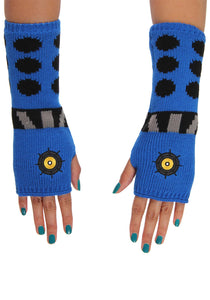 Doctor Who | Dalek Knit Arm Warmers Blue