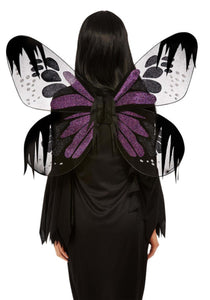 Dark Purple Botanicals Moth Wings